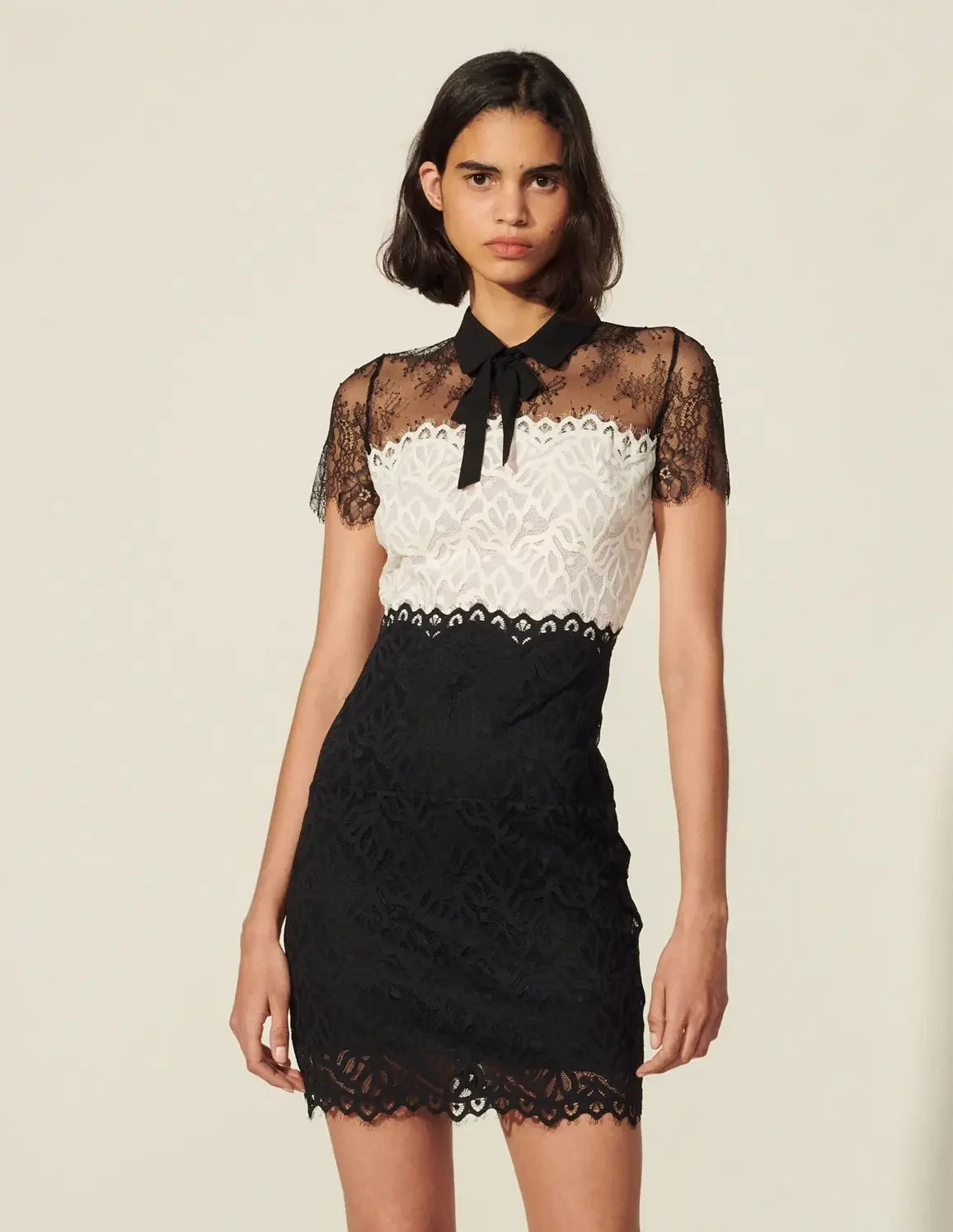 Buy Two tone lace dress online